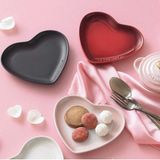 Set 4 đĩa tim Le Creuset 17cm
