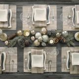 Bộ tấm lót bàn ăn 4 miếng Villeroy và Boch Radcliffe Jacquard Placemat Set
