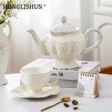 Bộ trà Manulife “Bạch Tuyết”