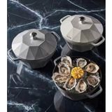 Nồi Staub Dimond size 22cm màu Gray Truffle