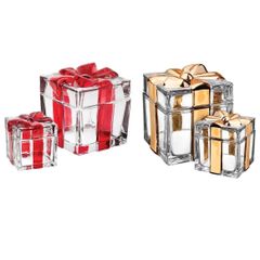 Bộ 2 hộp quà pha lê có nơ Godinger 