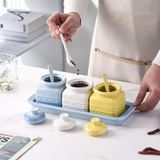 Bộ hũ đựng gia vị Lê Creuset kèm khay