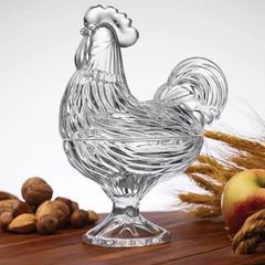  Thố pha lê gà trống Godinger Harvest Rooster 