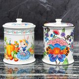 Hũ sứ muối dưa, hành, để đồ khô OMK 2 lít