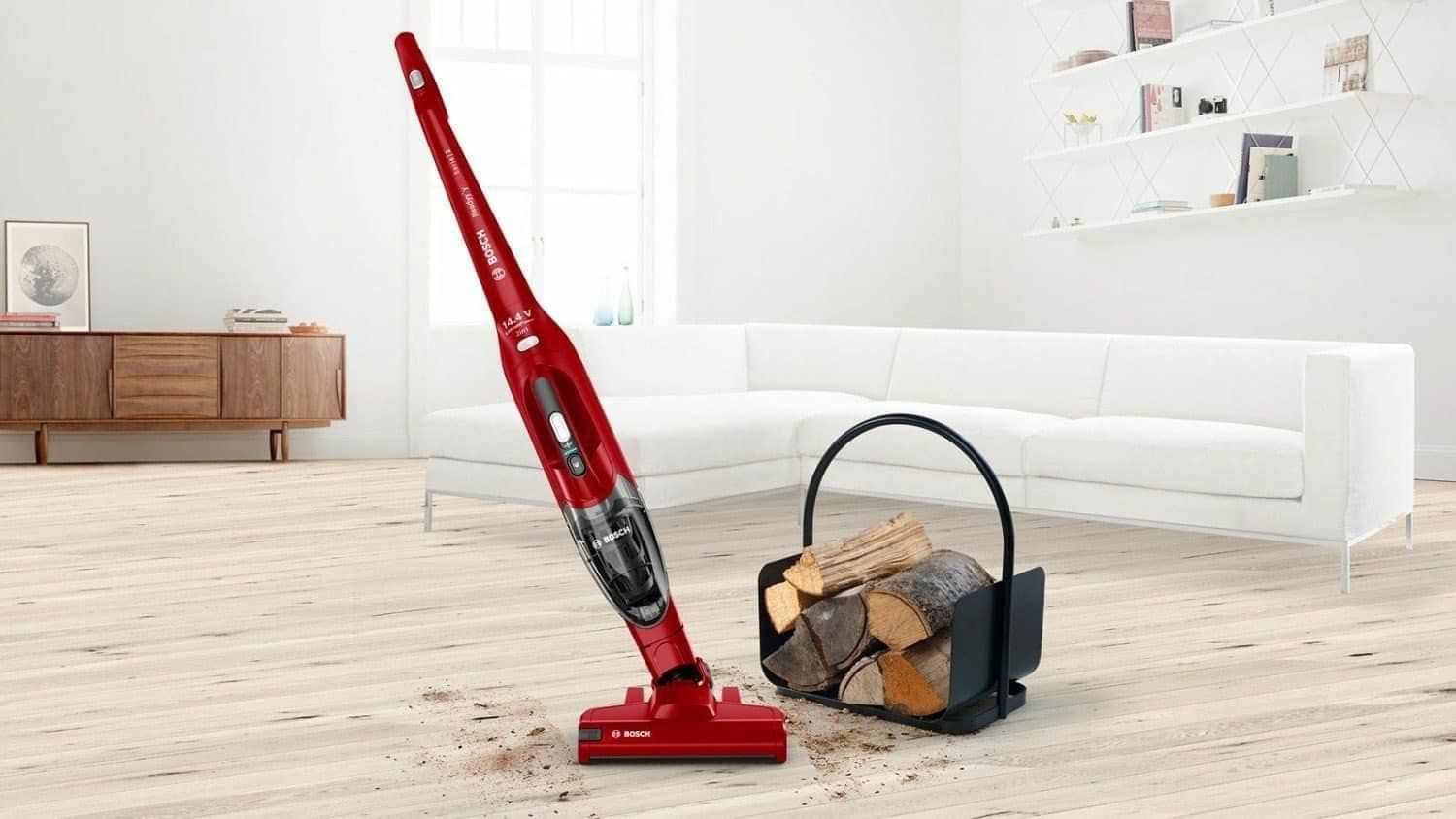 Máy hút bụi 2in1 Bosch serie 2 BBHF214R màu đỏ