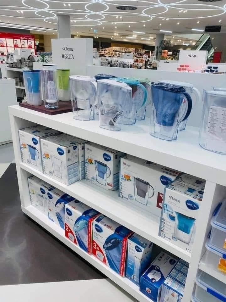 Bình lọc nước Brita Aluna MX Pro white 2,4L kèm 3 lõi lọc model 2024