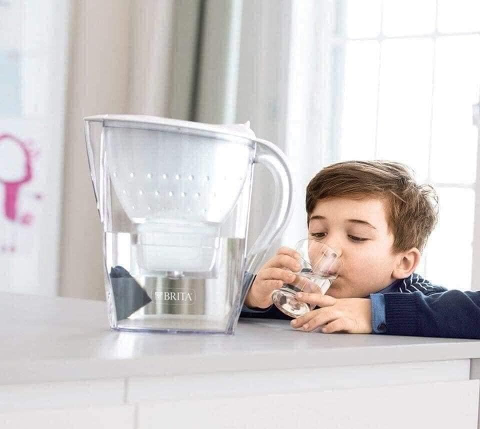 Bình lọc nước Brita Aluna MX Pro white 2,4L kèm 3 lõi lọc model 2024