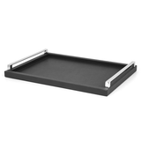 Khay đựng đồ Jupiter cầm tay đồng thau nhôm mạ crôm