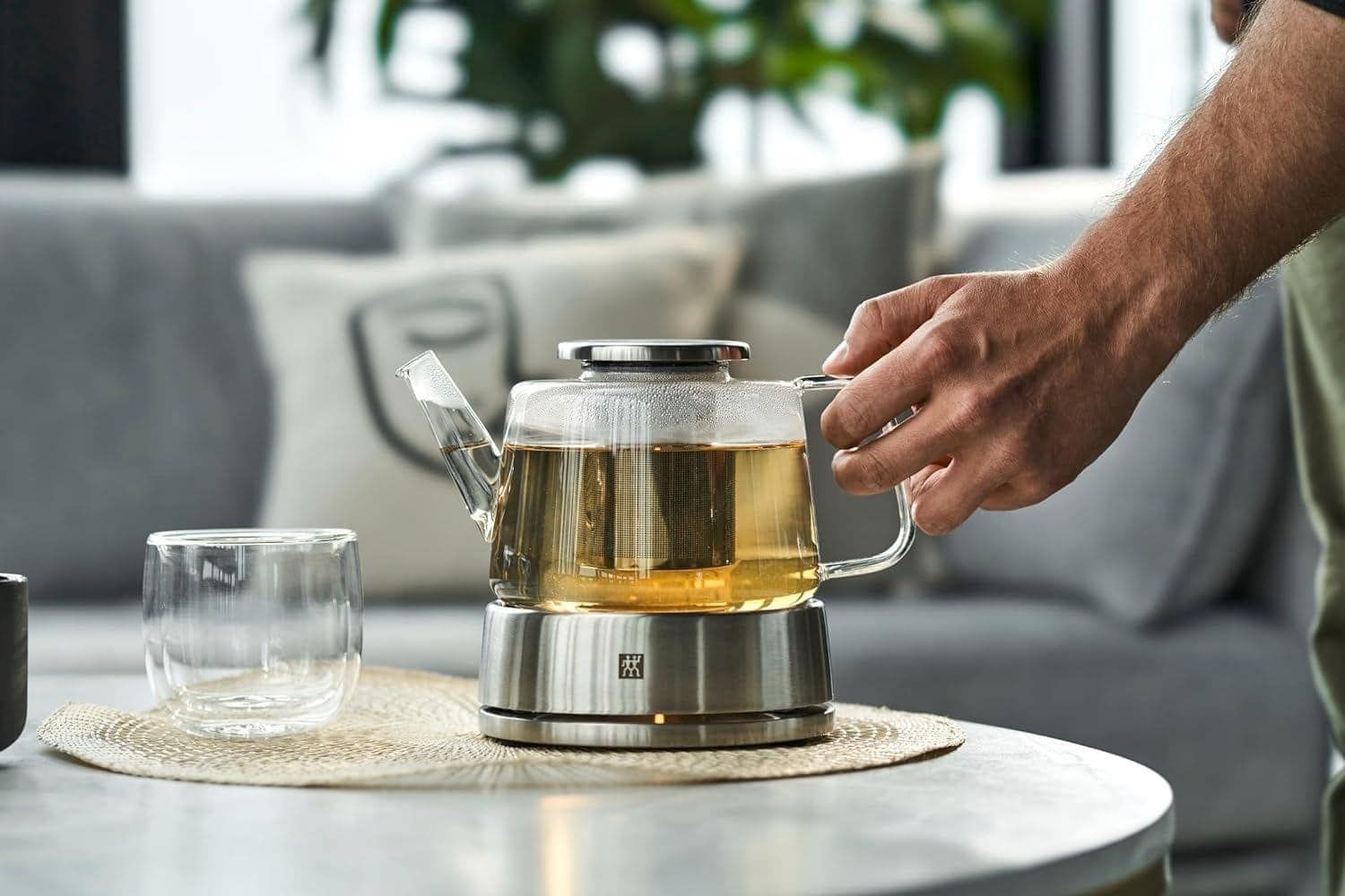Ấm trà kèm đế hâm nóng Zwilling Sorrento