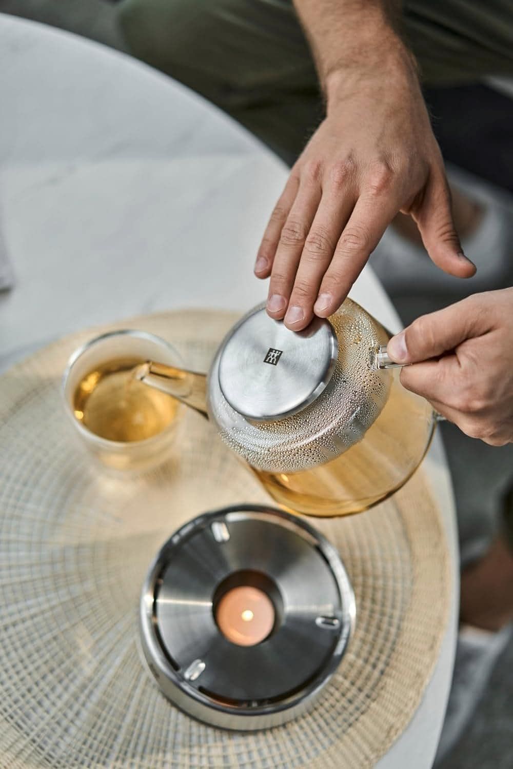 Ấm trà kèm đế hâm nóng Zwilling Sorrento