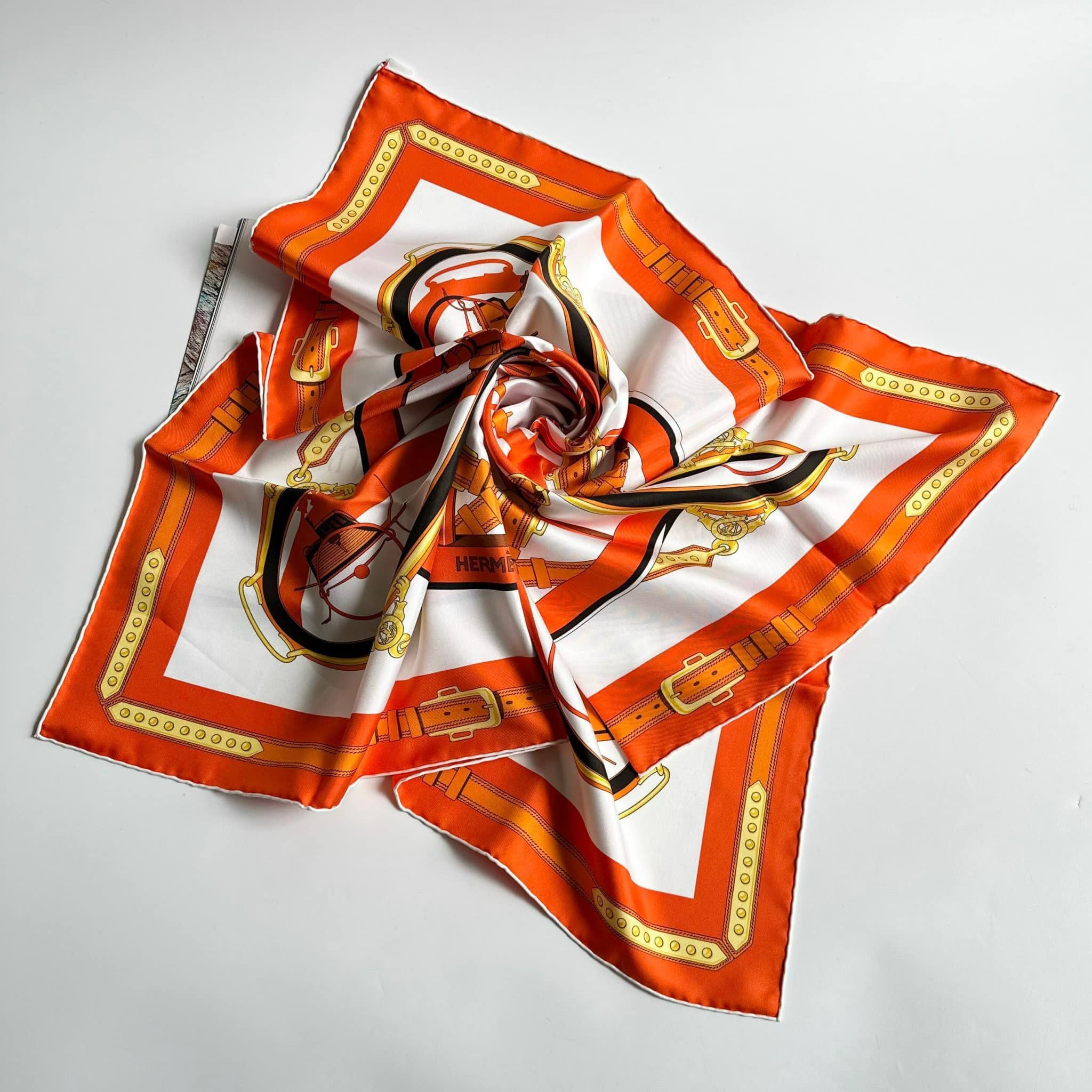 Khăn Hermes 4 mẫu 90x90