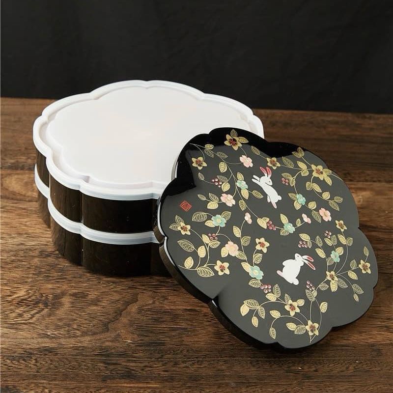 Khay mứt Thỏ trắng 23cm