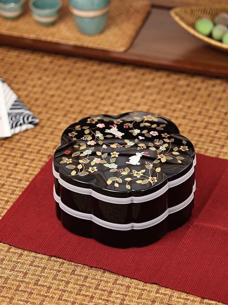 Khay mứt Thỏ trắng 23cm