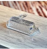 Khay pha lê Bohemia có nắp