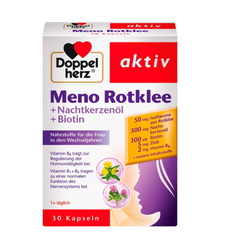  Viên uống cân bằng nội tiết tố nữ Doppelherz Aktiv Meno Rotklee 30 viên 