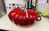 Nồi gang đúc Staub cà chua đỏ 25cm 3,7L