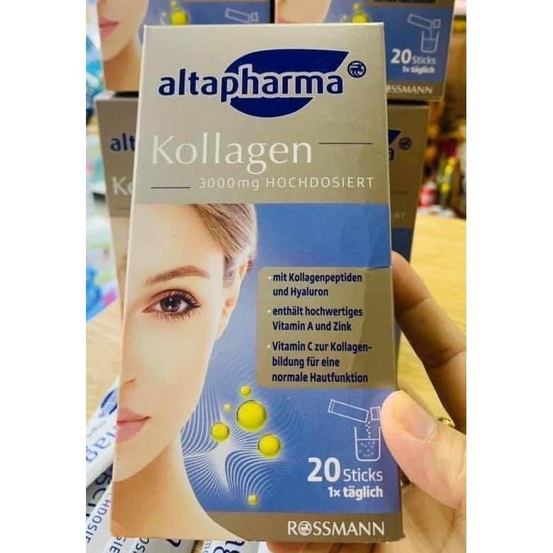 Kollagen 3000mg uống dạng bột Altapharma