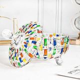 Tô pha lê cầu vồng có chân Magcolor 15cm