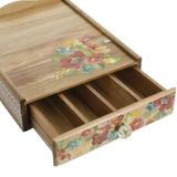Hộp gỗ đựng cafe & trà The Pioneer Woman Wildflower Whimsy Coffee Pod Organizer