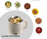 Nồi lẩu điện mini đa năng Lumias LM-PM600 1.8L kèm khay hấp
