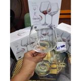 Bộ 2 món ly vang Bohemia Turbulence 570 ml