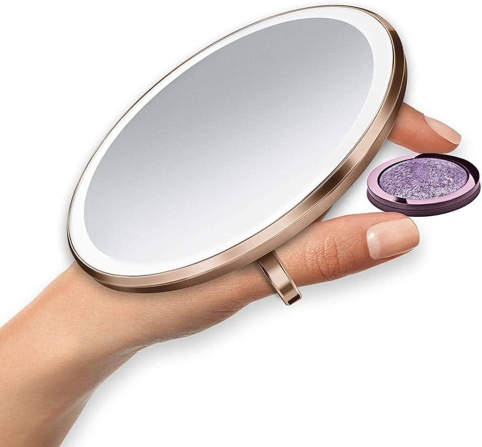 Gương trang điểm cầm tay Simplehuman Sensor Mirror Compact – Gia dụng xách  tay Đức