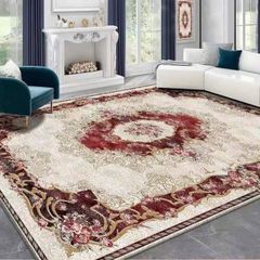 Thảm Panama Vintage đế dệt, lông cừu
