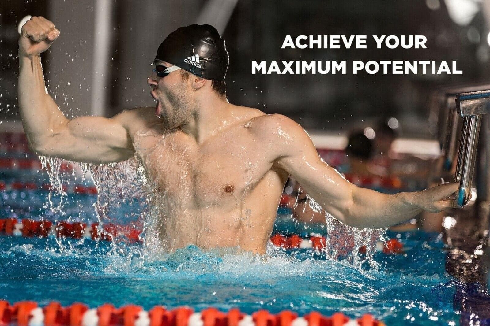 Mũ bơi thi đấu Adidas Silicon