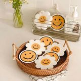 Bộ 6 mút bọt biển rửa bát Flower Smile From Korea