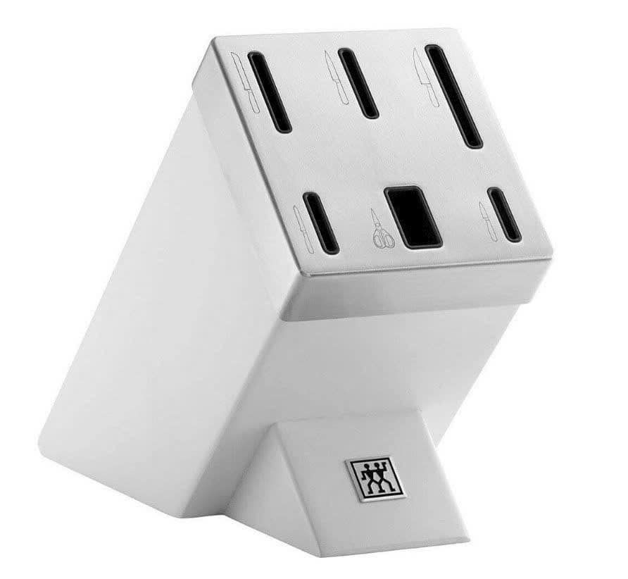 Bộ dao Zwilling Gourmet 7 món tự mài màu trắng