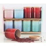 Hũ đựng nắp gỗ Le Creuset 10cm Kirsche