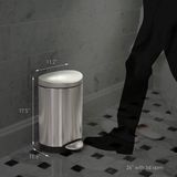 Thùng rác bán nguyệt Simplehuman 10L