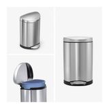 Thùng rác bán nguyệt Simplehuman 10L