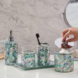 Bộ đồ dùng nhà vệ sinh 5 món Kmwares Amber Blue Green
