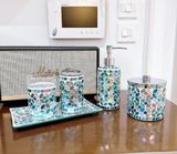 Bộ đồ dùng nhà vệ sinh 5 món Kmwares Amber Blue Green
