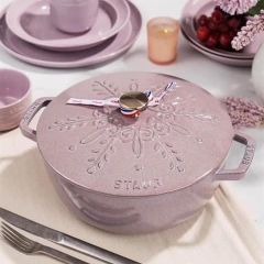Nồi Staub Snowflake La Marmite 24cm Pink Blossom