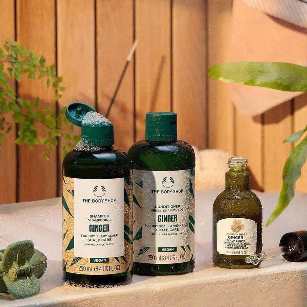 Bộ dầu gội xả gừng The Body Shop 250ml