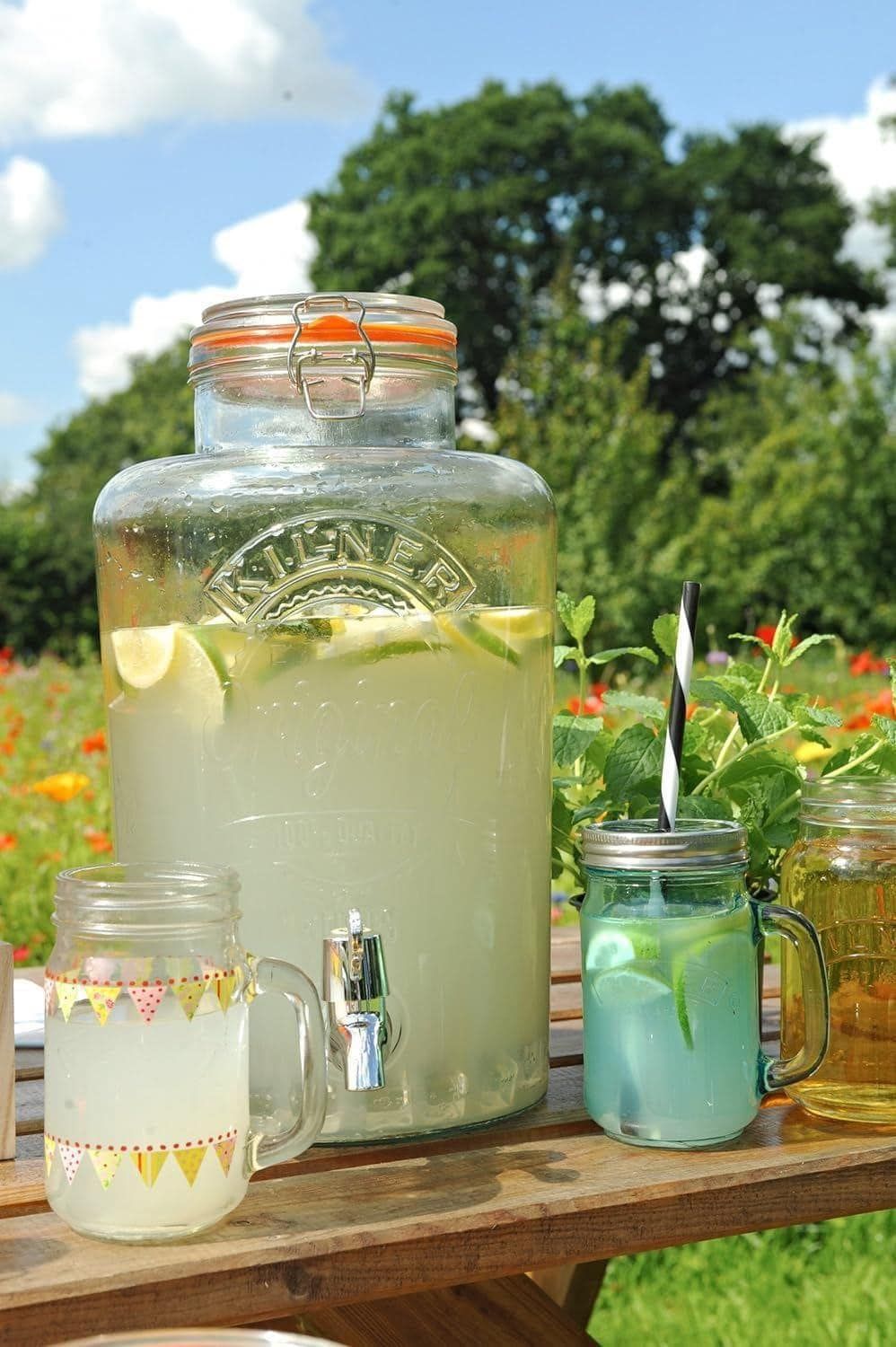 Bình nước Kilner Original 5L kèm chân đế