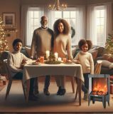 Lò sưởi điện Unold 3in1 với hiệu ứng ngọn lửa 3D