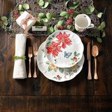 Bộ đĩa cốc 18 món Lenox Butterfly Meadow Holiday