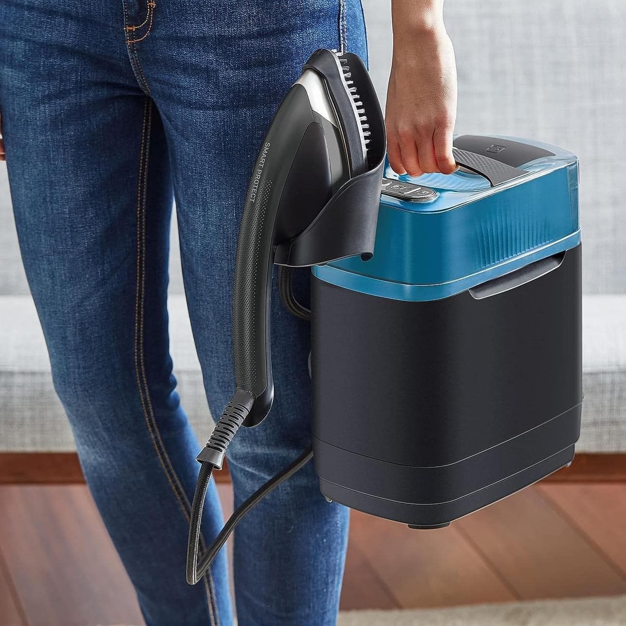 Bàn là cây hơi nước kết hợp cầu là Tefal Ixeo Power QT2022