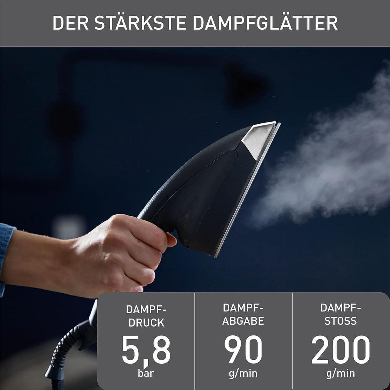 Bàn là cây hơi nước kết hợp cầu là Tefal Ixeo Power QT2022