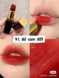 Son Tom Ford Satin Matte 91 màu đỏ cam đất