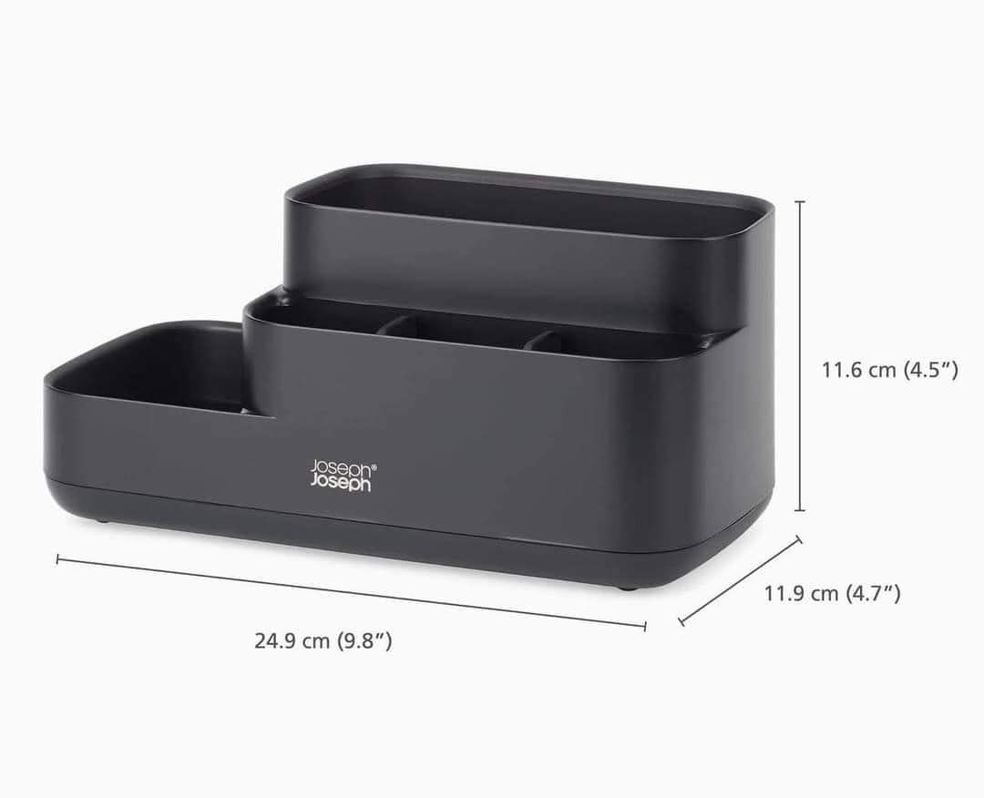 Hộp đựng vật dụng nhà tắm Joseph Joseph 70600 - Màu đen nhám