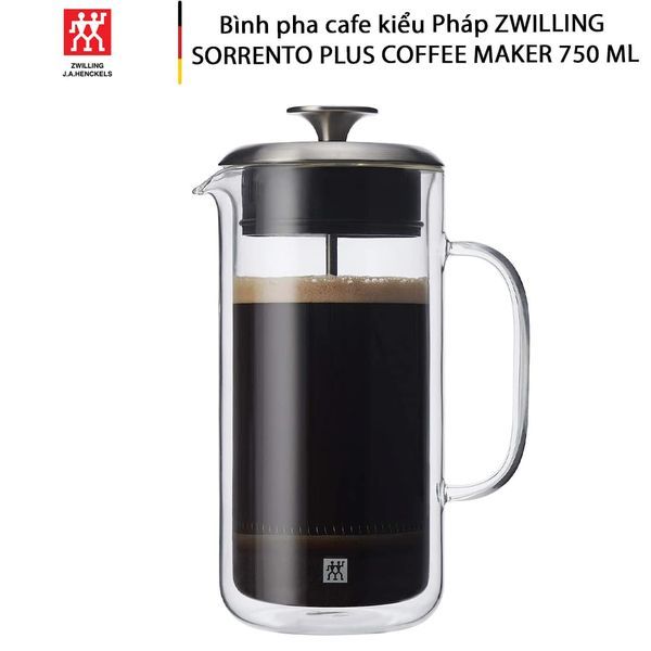 Bình pha cafe kiểu Pháp Zwilling Sorrento Plus 750ml