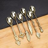 Bộ thìa cà phê mạ vàng 6 chiếc Alisveristime