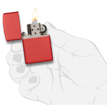 Bật lửa Zippo màu sơn đỏ