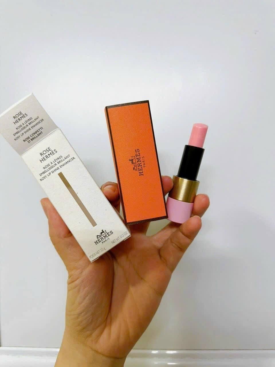 Son dưỡng Hermes 27 màu hồng nhạt
