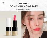 Son Hermes 40 màu hồng Baby