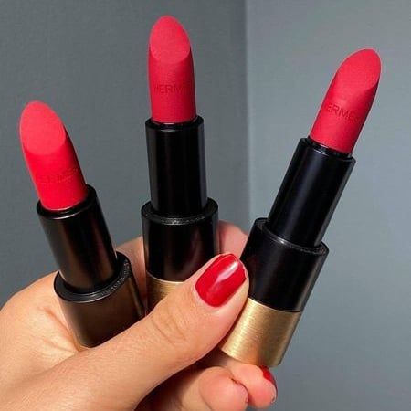 Son Hermes 68 Matte đỏ thuần